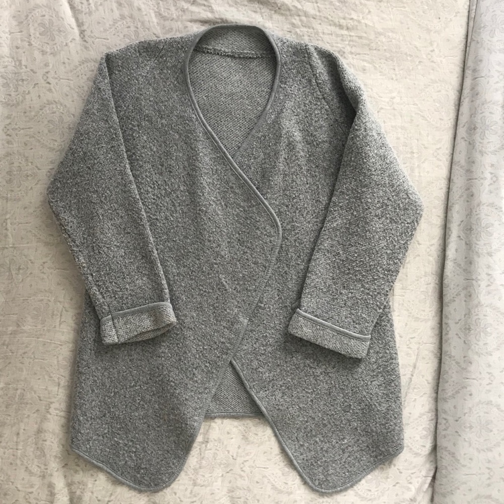 Marled Sweater Coat Cardigan